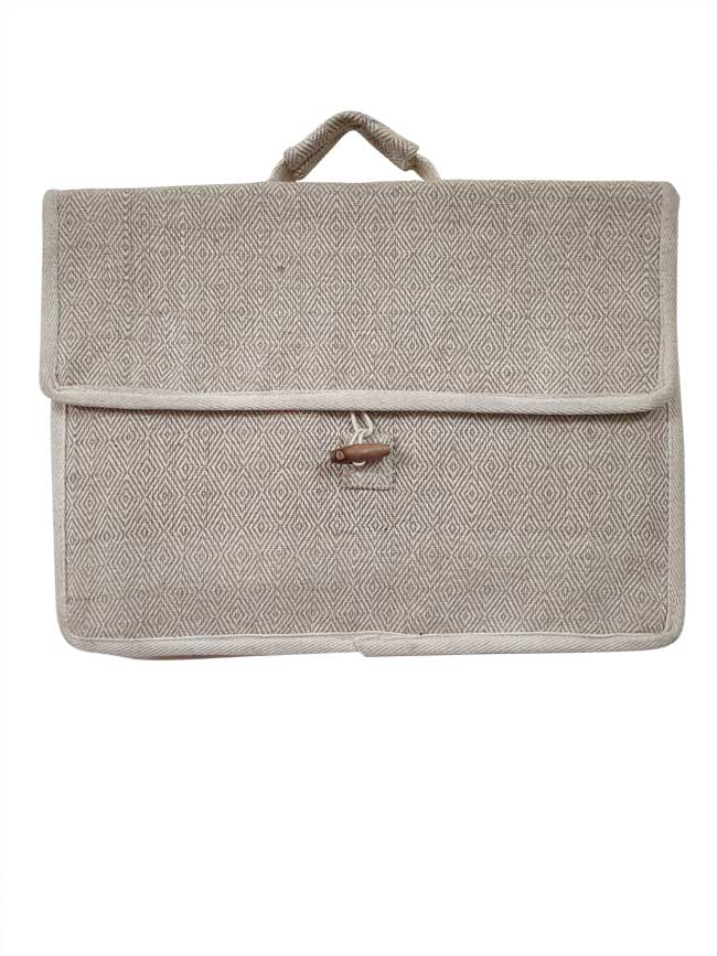 Jute Messenger Bag