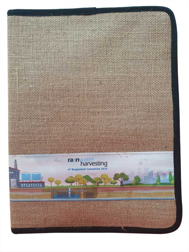 Jute File Folder