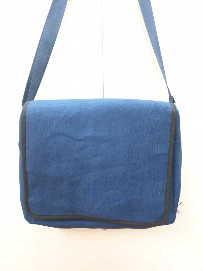 Jute Messenger Bag